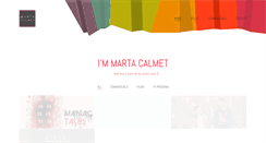 Desktop Screenshot of martacalmet.com